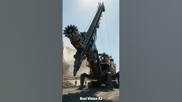 Titan Drill in Action | AI Mining Beast Tearing Through Rock