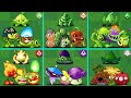 PvZ2 - Random 6 Plant Teams Power-Up - Which Plants Team is Best ?