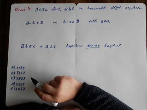 YGS Matematik 6 Basamak kavramı