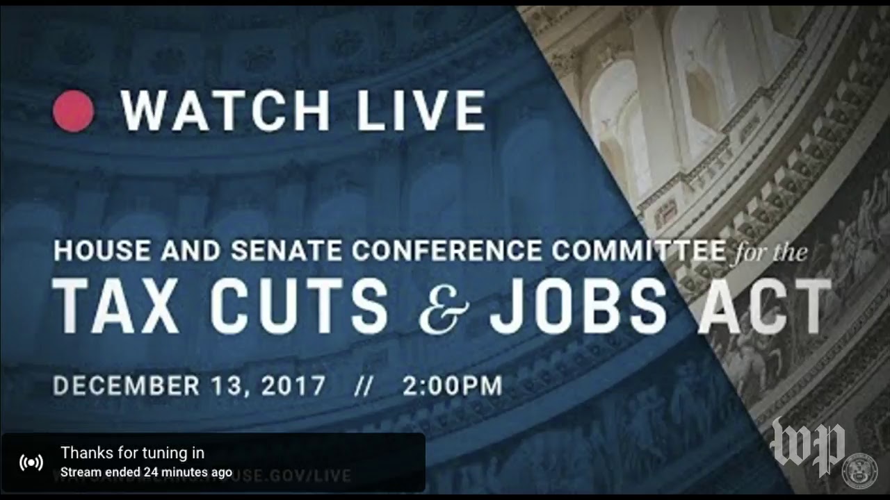 House and Senate Republicans hold a meeting on the 'Tax Cuts and Jobs Act'