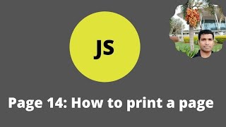 Page 14:JS tutorial : How to print a page |Easy|2021