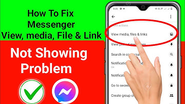 Fix Messenger issues today 2023 | Facebook messenger problem | messenger view media files & links