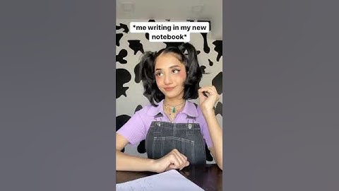 Writing in a new book be like