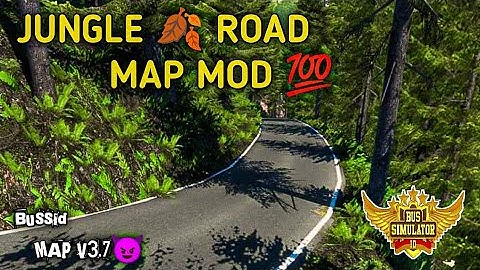 Bussid Map 🗺️ MOD V3.7_ Download Jungle 🍂 Road Map Mod For Bus simulator Indonesia #junglemap#mapmod