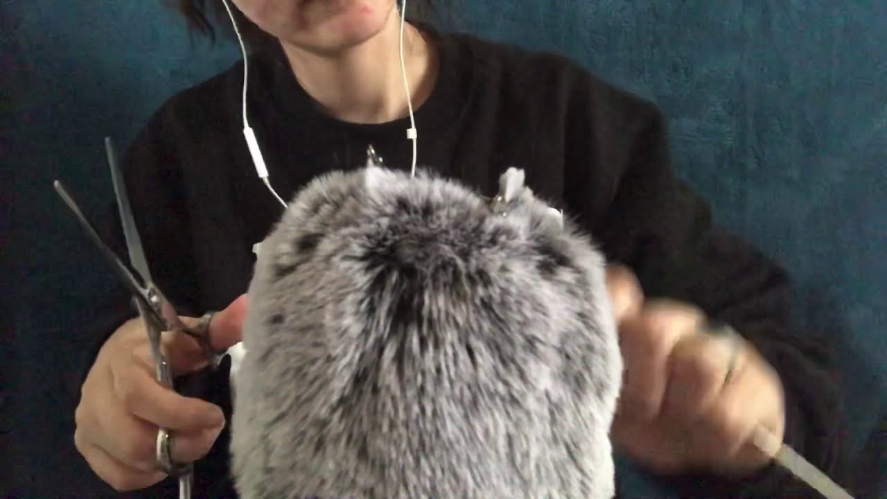 ASMR Fluffy Mic Haircut//ASMR by alynicolejosephina