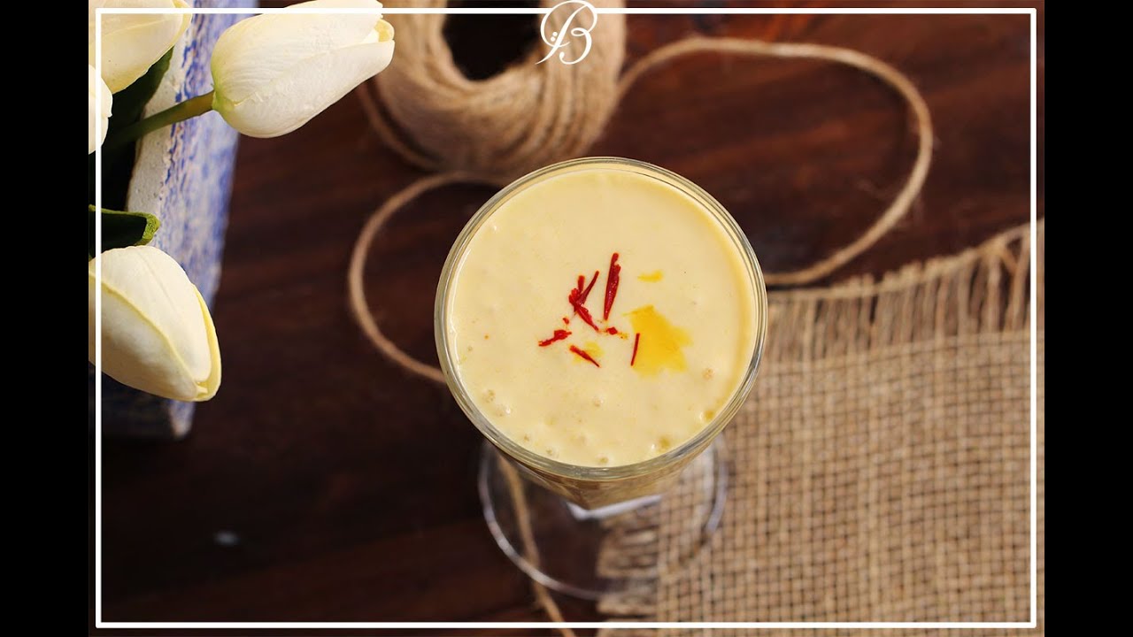 لاسي المانجو ، مشروب هندي بارد | Indian Lassi Recipe - YouTube