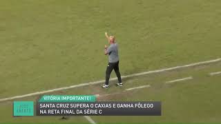 Santa Cruz beats Caxias and gains momentum in the final stretch of Série C