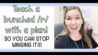 How to Teach a Bunched R In Speech Therapy!