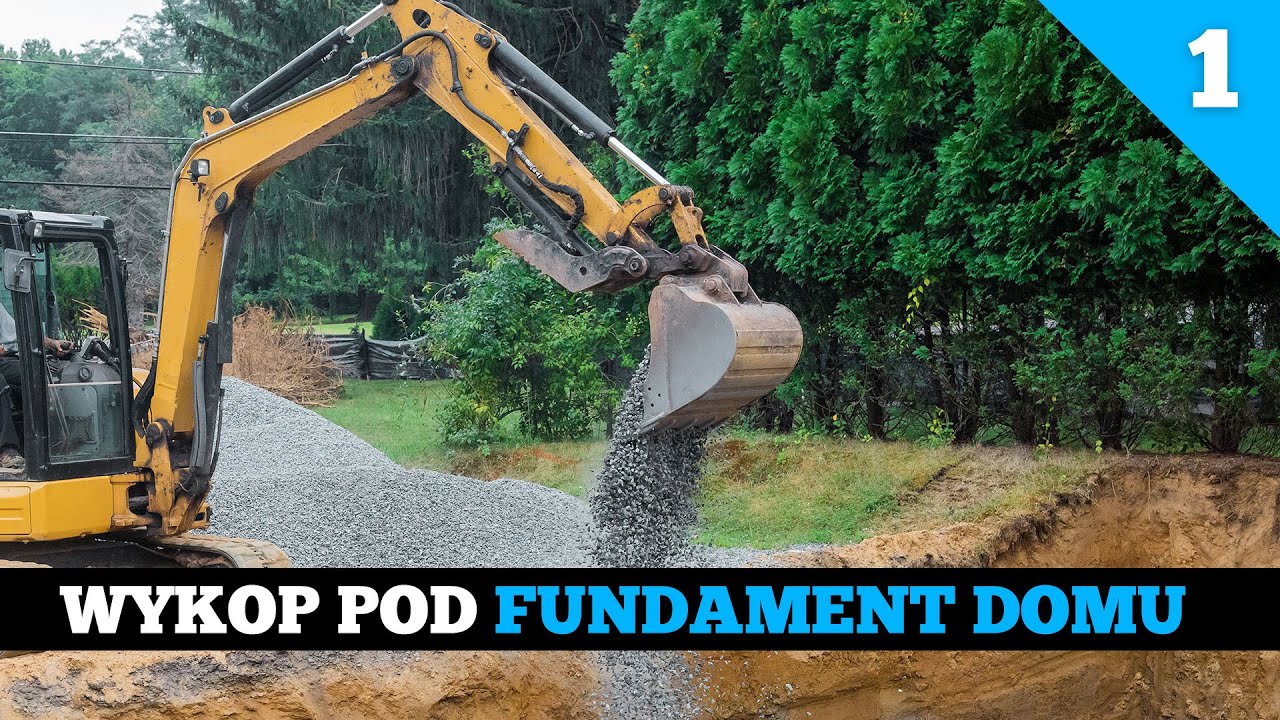 Odcinek 1. Budowa domu do 70m2. Fundamenty. Wyznaczanie ław fundamentowych.