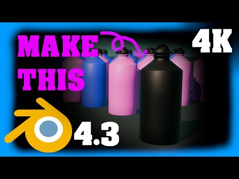 (S:1)(#30) Blender Tutorial: How to make a small flask Cycles