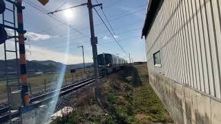 和歌山線227系1000番台普通王寺行き　紀伊小倉〜船戸にて