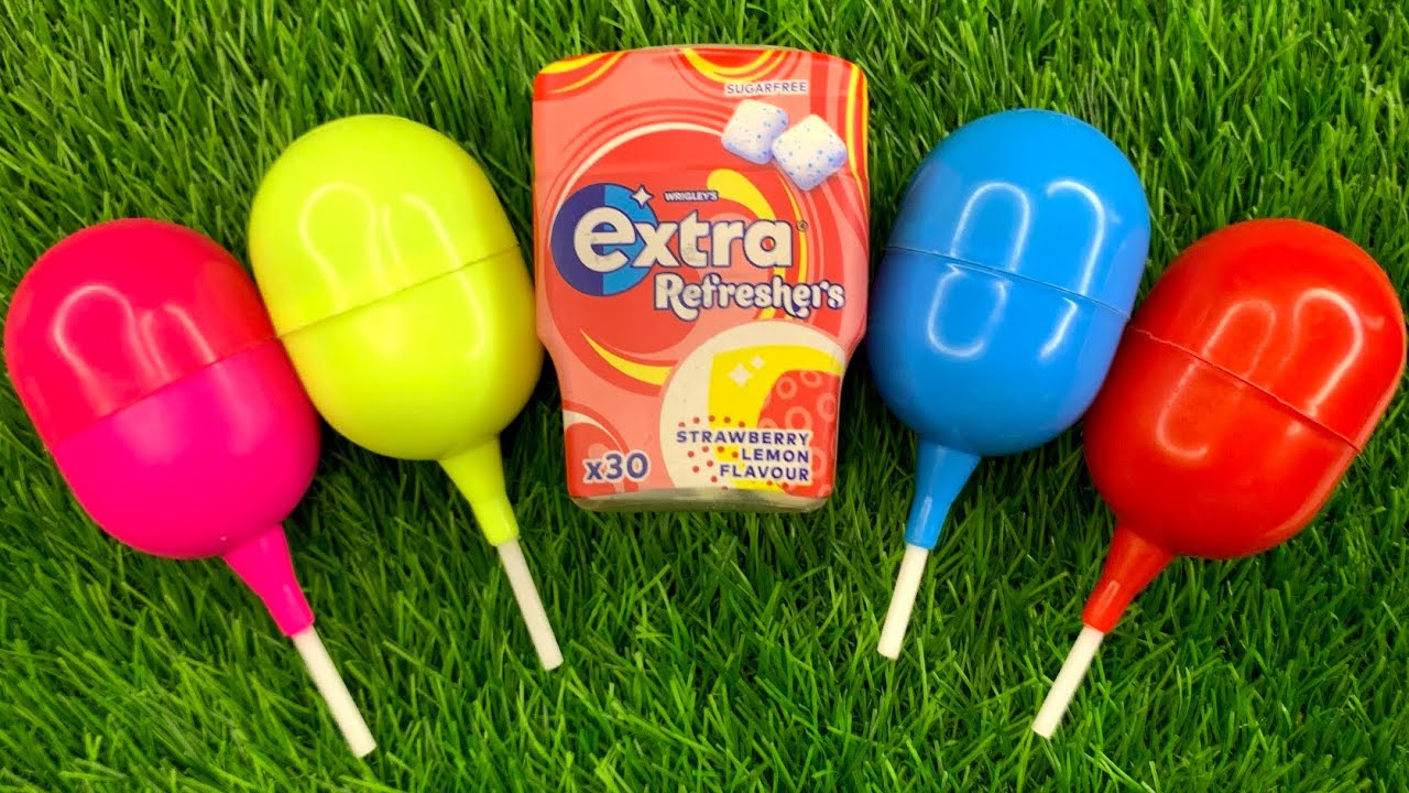 New Glitter Rainbow Lollipop Candy I Cutting | ASMR | Satisfying Video