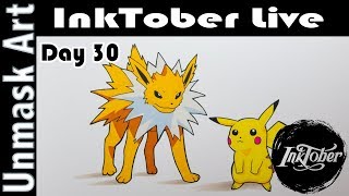 Inktober LIVE 2018 Day 30: Jolt