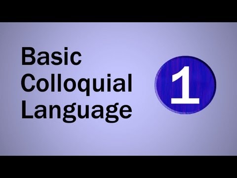 Basic English Colloquial Language: Group Suggestions, Opinions, and Agreement.