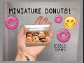 MAKING MINIATURE DONUTS!