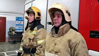 Как стирают и сушат боевую одежду пожарного?