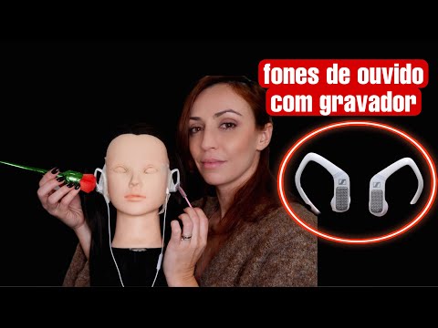 ASMR Portugal: Gravadores nos fones de ouvido - super sensível