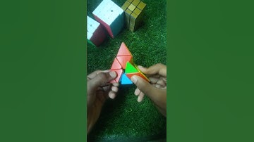 Pyraminx Cube Solve New Trick || #trending #puzzle #cubing #viralshort #shorts #viral #cube