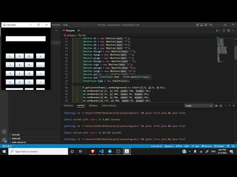 CC103 - Java Swing Activity(Calculator UI)