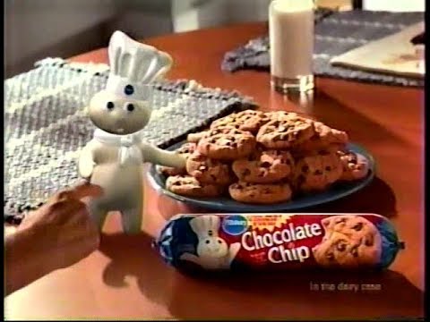 Pillsbury Chocolate Chip Cookies 90s Commercial (1998) 