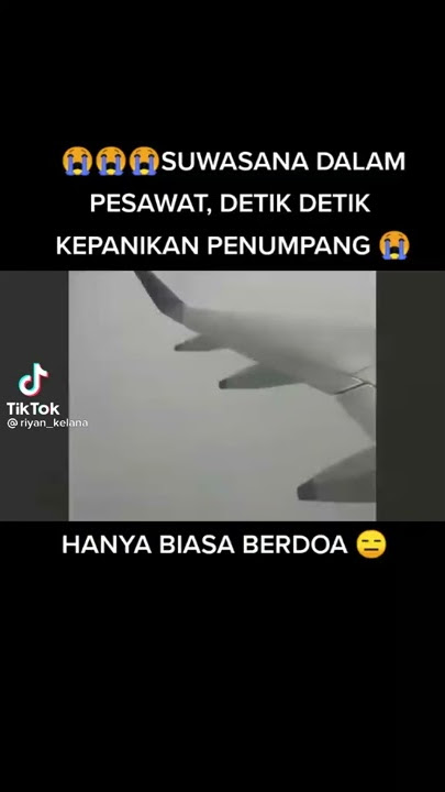 Detik detik Pesawat Sriwijaya Air Jatuh