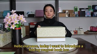 Luxury Printed Rigid Gift Box | Foldable Magnetic Closure | Premium Packaging