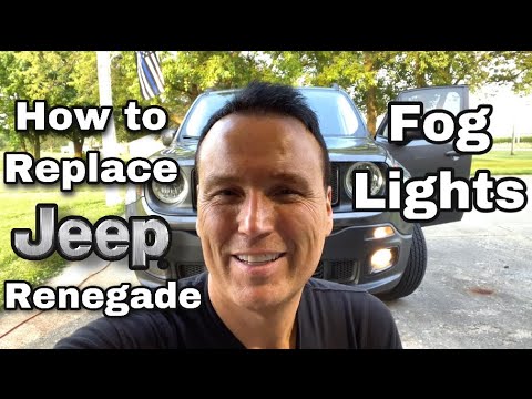How to change the fog lights on a Jeep Renegade - YouTube