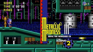 Sonic CD // Time Attack - Metallic Madness Act 2 Speedrun Trick (WORKS ON ORIGINS)