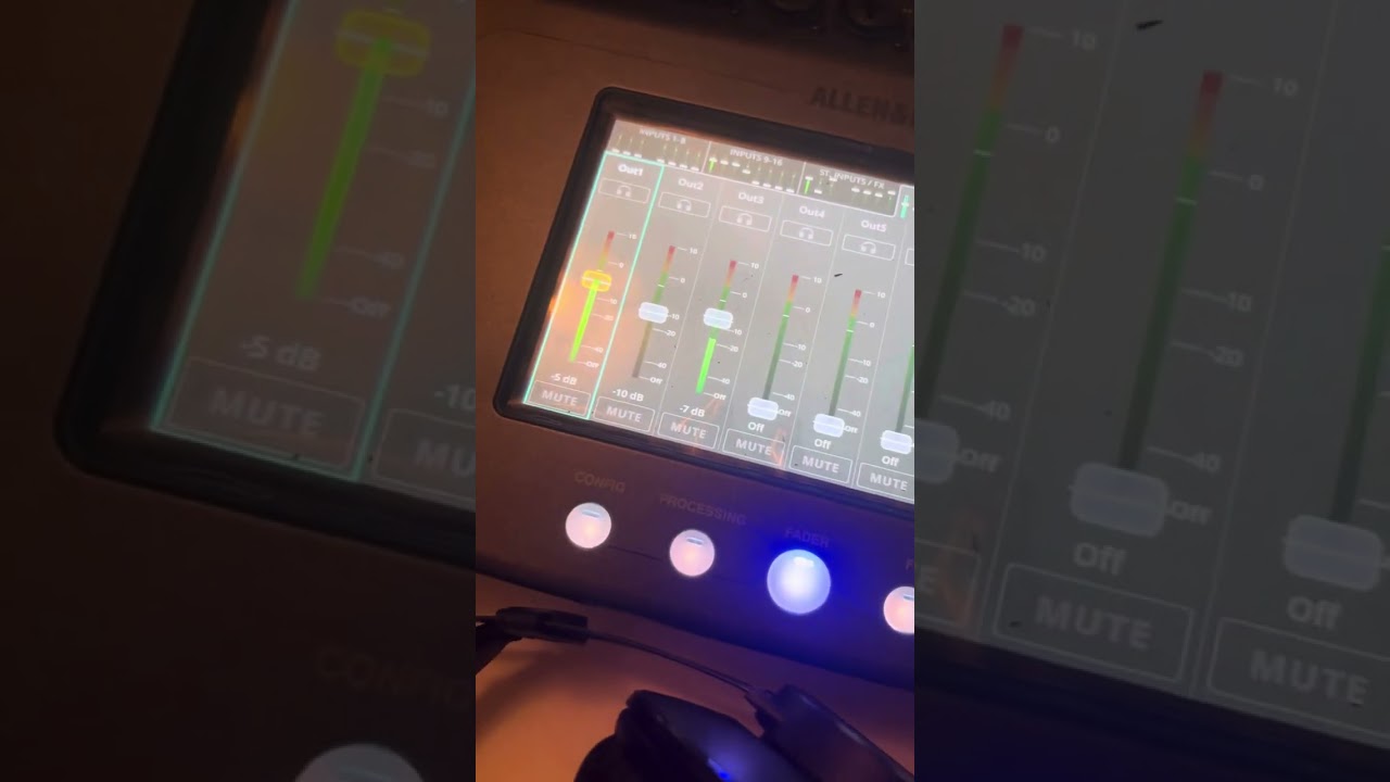 How to Monitor Pre or Post DAW in Allen Heath CQ18T Aux Outputs