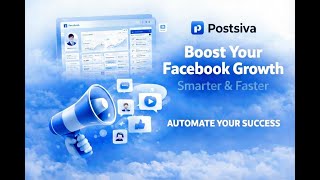 Facebook Automation Tool by Postsiva Auto Post Schedule Scale Facebook Content