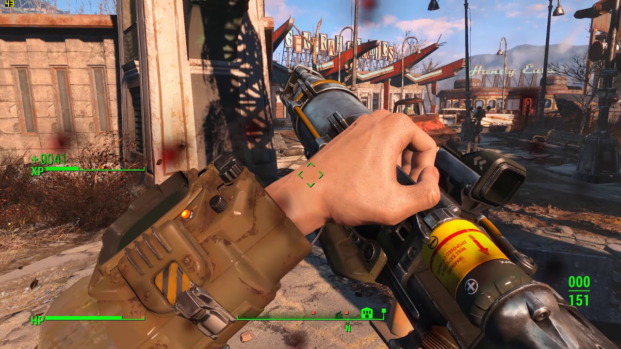 Gameplay Fallout 4 | Intel Core i5-2400 + GTX 1050 Ti | 2560×1440@med | 1440p