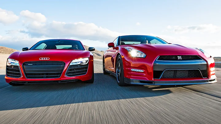 2014 Nissan GT-R Track Pack vs 2014 Audi R8 V-10 Plus! - Head 2 Head Episode 33