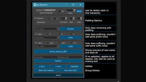 Renamer Update0  (MAYA)
