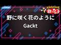 【カラオケ】野に咲く花のように/Gackt
