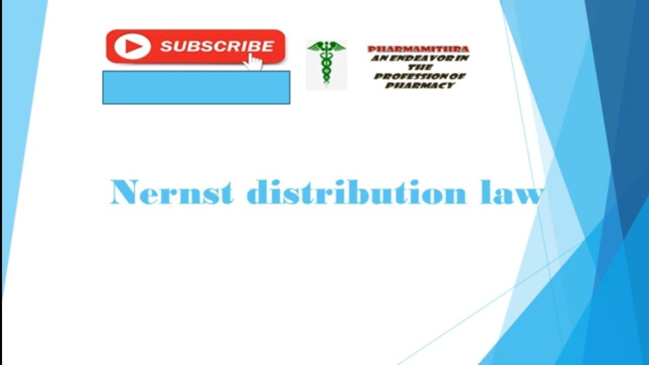 Nernst distribution law