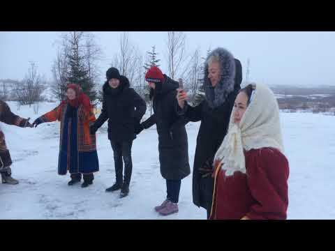 Церемония пересечения Полярного круга в Салехарде