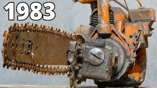 : Full Restoration Old Heavy Chainsaw 109