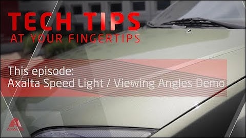 Tech Tip Ep.16: Axalta Speed Light Viewing Angles Demo