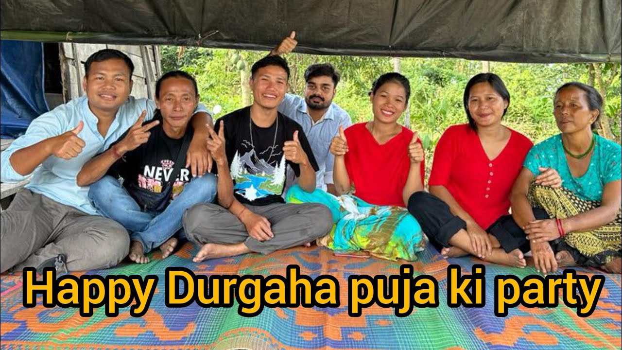 Happy Durgaha puja || ki party || Sameer Rai vlogs