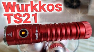 Wurkkos TS21 Anduril V2 USB type C 21700 tipple EDC 3500 lumen