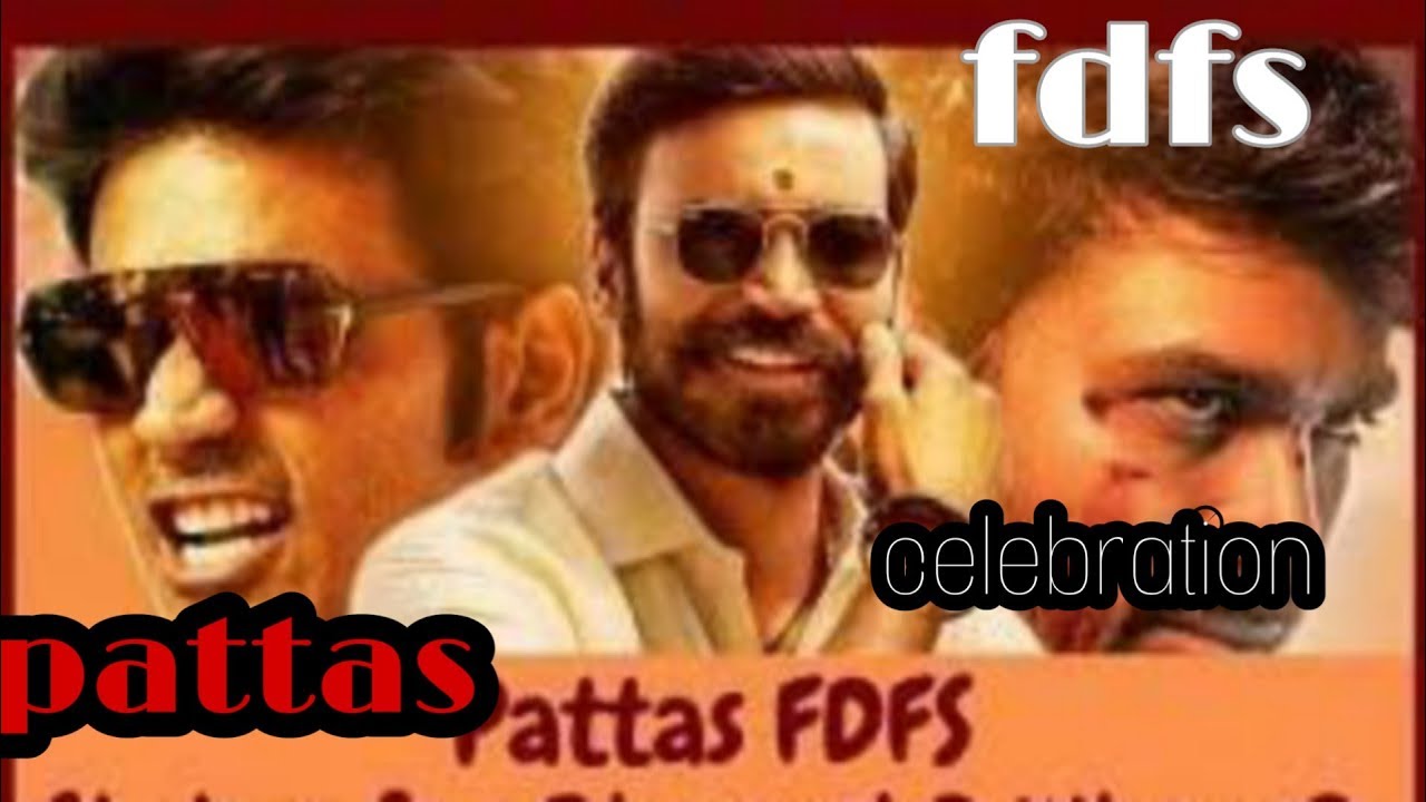 Pattas  FDFS celebration  pudukkottai santhi theatre A/c dts 