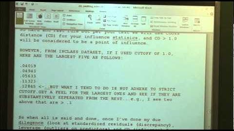 Class 03 - Part 2 of 2: Multivariate Analysis: Dr. Dale Glaser Class 03 Part 2 of 2