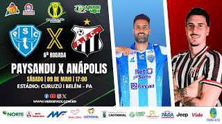 PAYSANDU 2 X 1 ANÁPOLIS || CURUZÚ || SÉRIE C - 2026 || 6ª RODADA