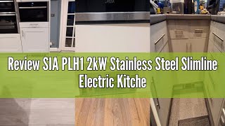 Review Sia Plh1 2Kw Stainless Steel Slimline Electric Kitchen Plinth Heater