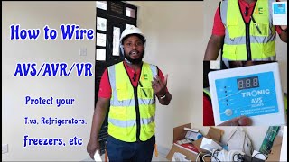 How to Wire an Automatic Voltage Stabiliser {AVS/VR/AVR}. How to Protect TVs, refrigerators etc.