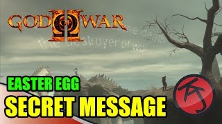 GOD OF WAR II - SECRET MESSAGE EASTER EGG