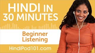 30 Minutes of Hindi Listening Comprehension for Beginner