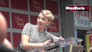 Scarlet Johansson speech during her Hollywood Walk of Fame induction ceremony