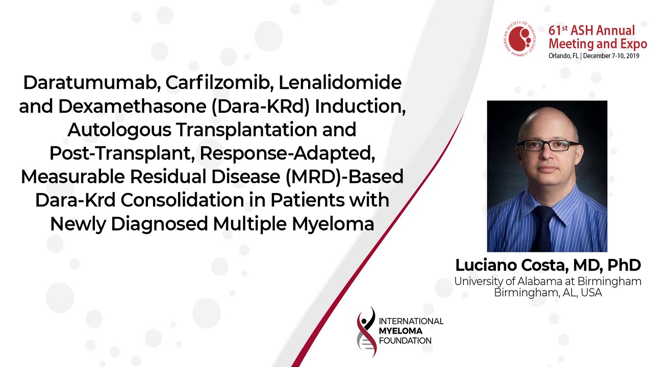 MRD-Based Dara-Krd Consolidation in Patients with Newly Diagnosed ...
