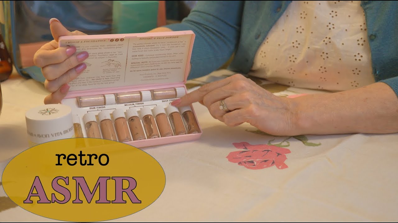 Avon Personal Attention ASMR ✨💄 Retro 1960s Makeup Demo & Application  (Soft Spoken)